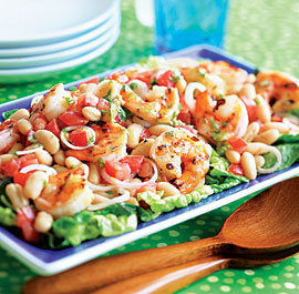 shrimp and cannellini salad
